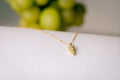 Gold necklace with grapes. Inspired by nature - La Grappe by Lara Boulangerie